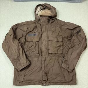 Burton Ronin Jacket Mens Size 2XL Brown Snowboarding Skiing‎ Hooded Jacket Coat